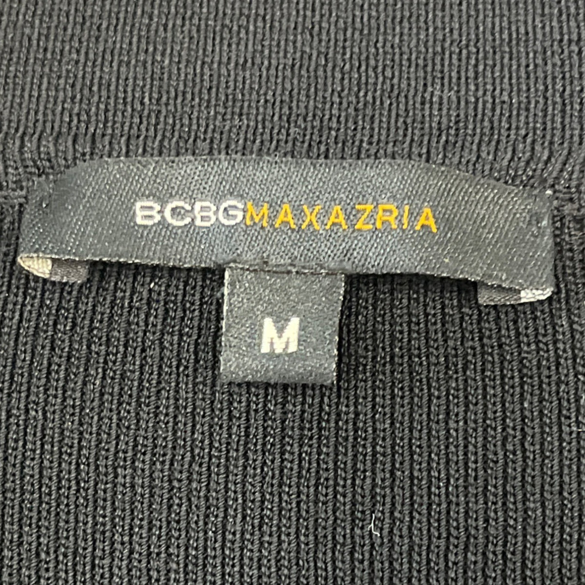 BCBG Maxazria Women's Yellow-Lined Black Blazer Sz M
