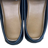 Coach New York Women’s Black Leather Gold Hardware Olive Loafers Size 6.5B