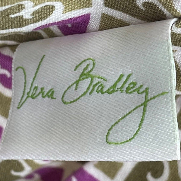 Vera Bradley Quilted Floral Print Zipper Closure & Interior Pockets Tote Bag