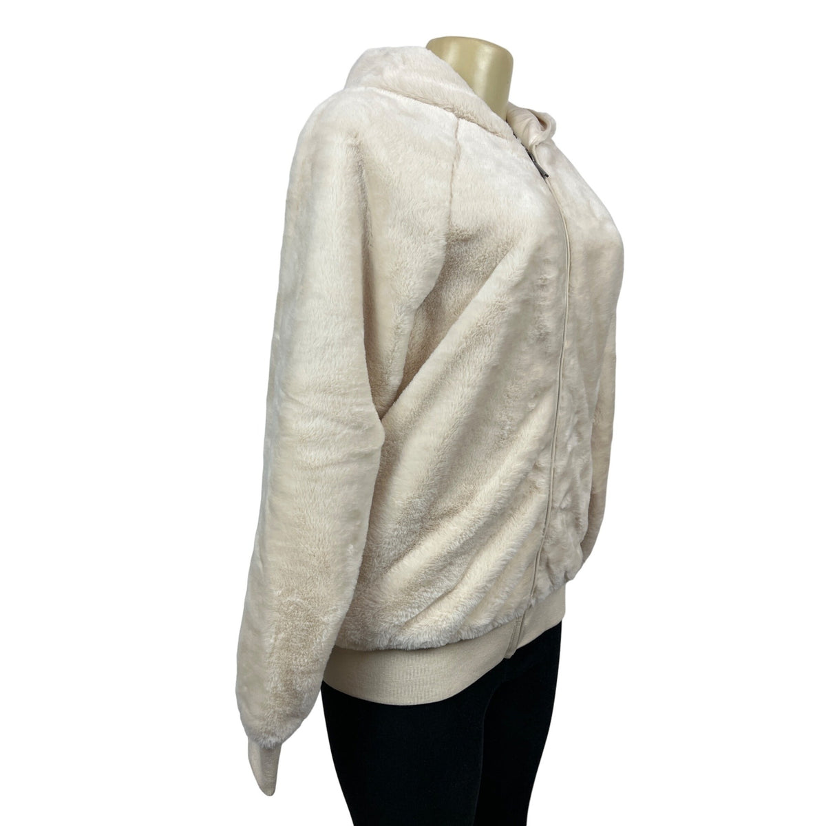 P.J.Salvage Women’s Beige Hoodie Size-M Polyester NWT