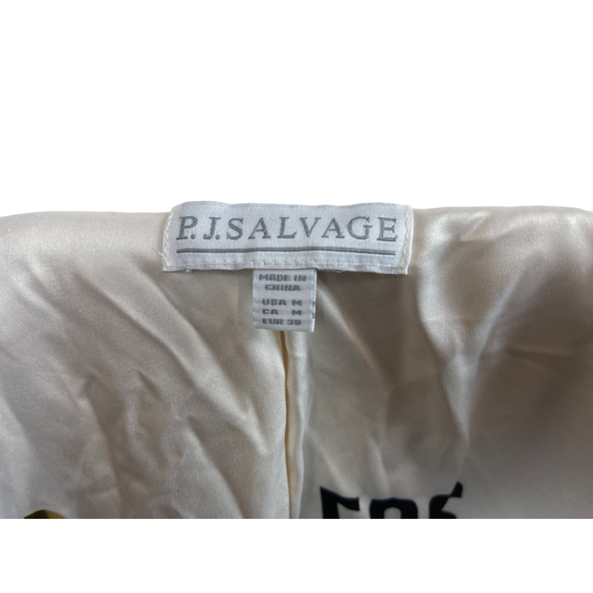 P.J.Salvage Women’s Beige Hoodie Size-M Polyester NWT