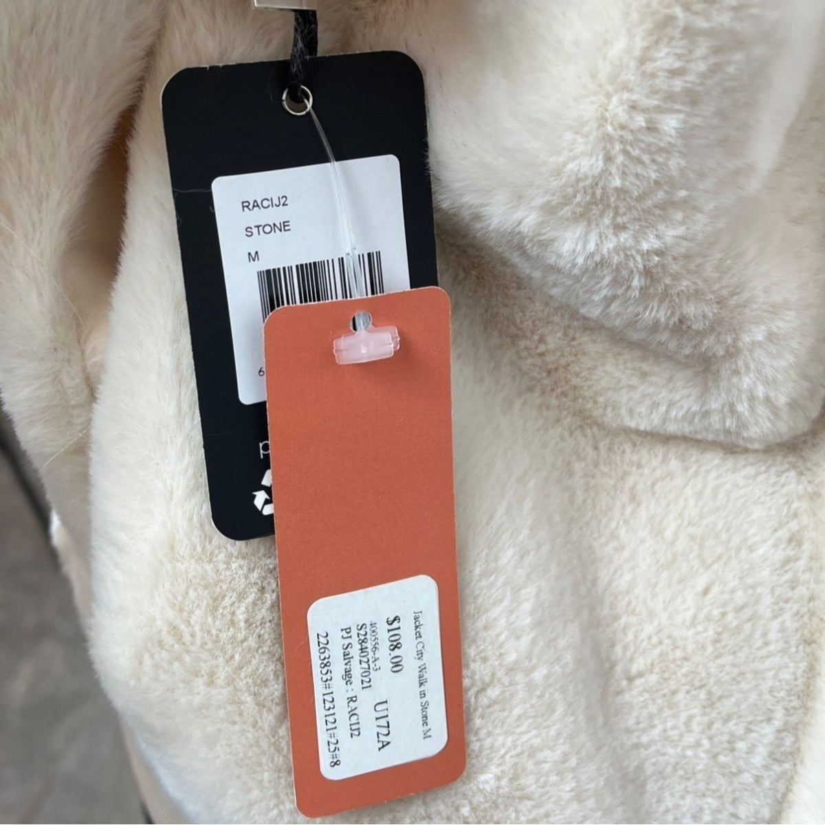 P.J.Salvage Women’s Beige Hoodie Size-M Polyester NWT