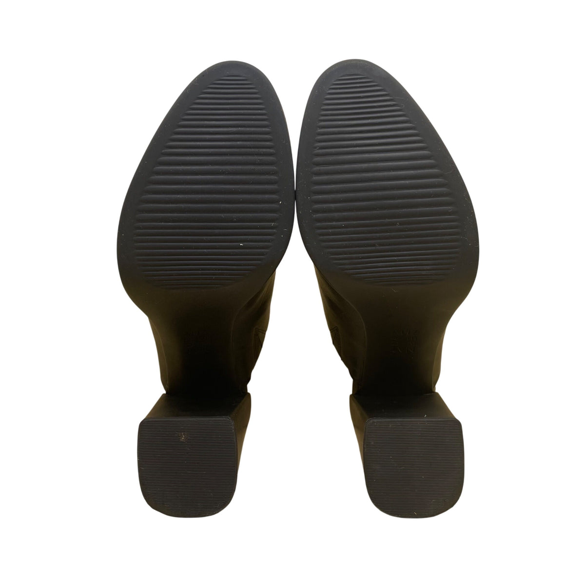 Naturalizer Women’s Black Leather Block Heel Slip-On Gen N Mules Size 10M