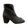 Stuart Weitzman Women’s Grey Suede Side Zipper Block Heel Ankle Boots 11M - New