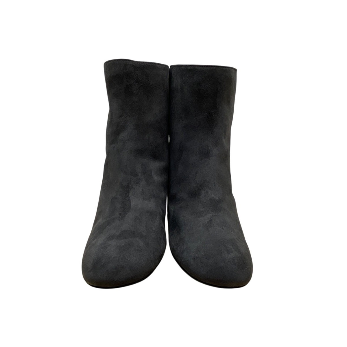 Stuart Weitzman Women’s Grey Suede Side Zipper Block Heel Ankle Boots 11M - New