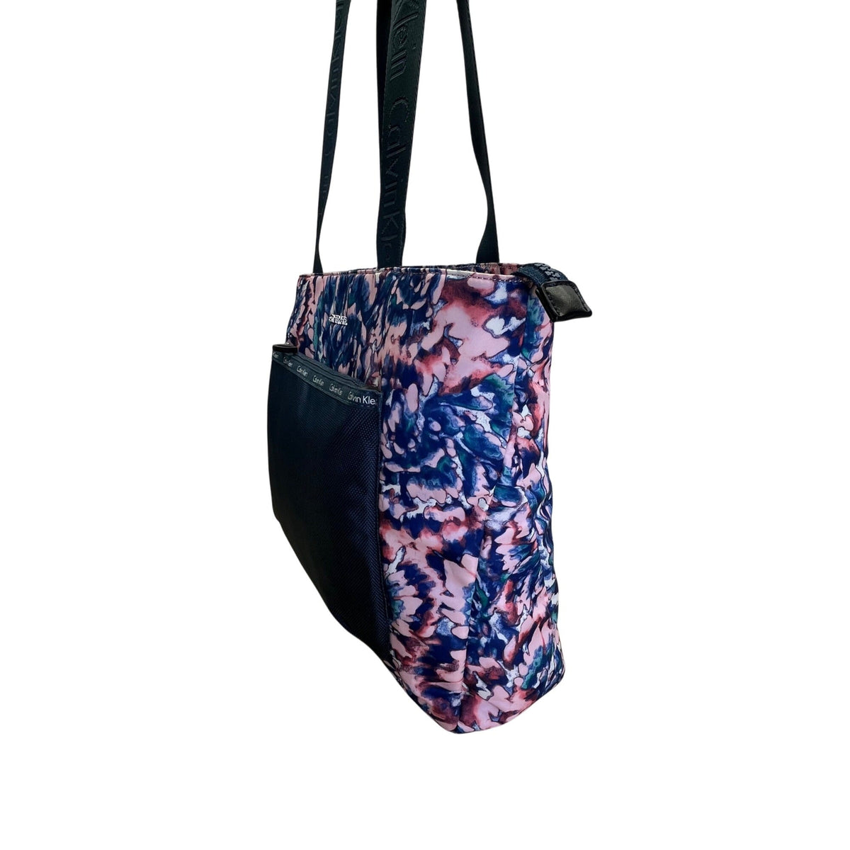 Calvin Klein Multi-Color Floral Print With Adjustable Straps Tote Bag Size M
