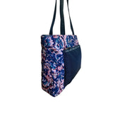 Calvin Klein Multi-Color Floral Print With Adjustable Straps Tote Bag Size M