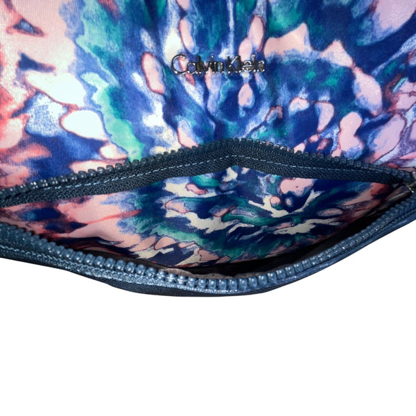 Calvin Klein Multi-Color Floral Print With Adjustable Straps Tote Bag Size M