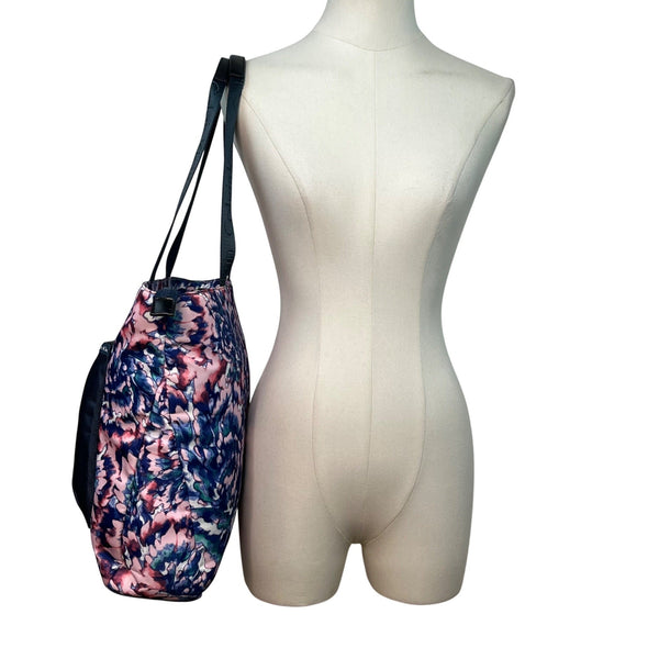 Calvin Klein Multi-Color Floral Print With Adjustable Straps Tote Bag Size M