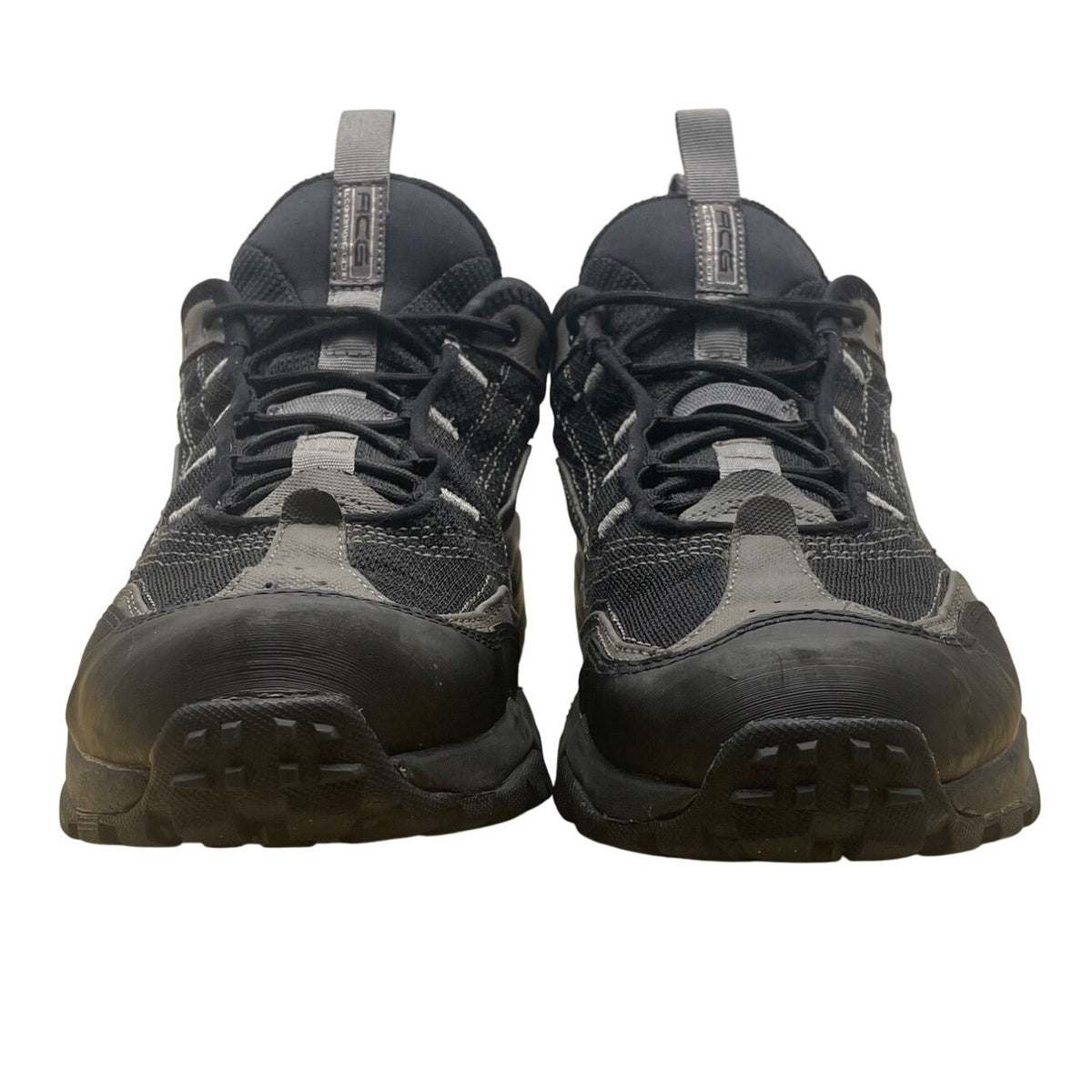 Nike Air Mens Black & Gray Gore-Tex XCR Kahtoola Ice Grips Hiking Shoes Sz 12.5