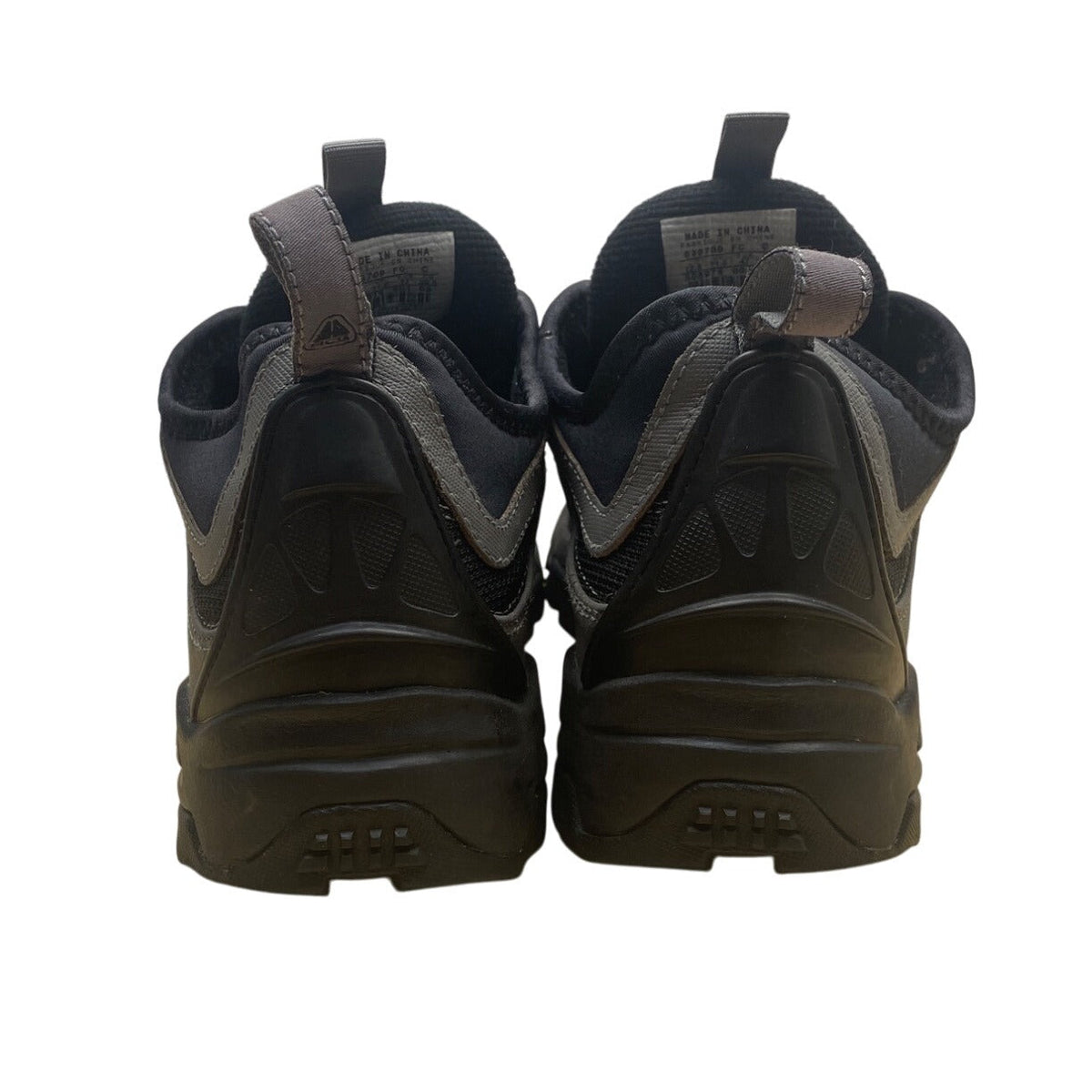 Nike Air Mens Black & Gray Gore-Tex XCR Kahtoola Ice Grips Hiking Shoes Sz 12.5