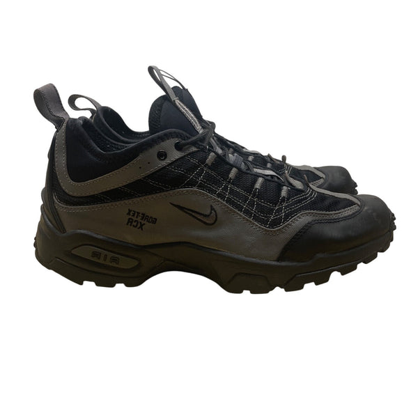 Nike Air Mens Black & Gray Gore-Tex XCR Kahtoola Ice Grips Hiking Shoes Sz 12.5