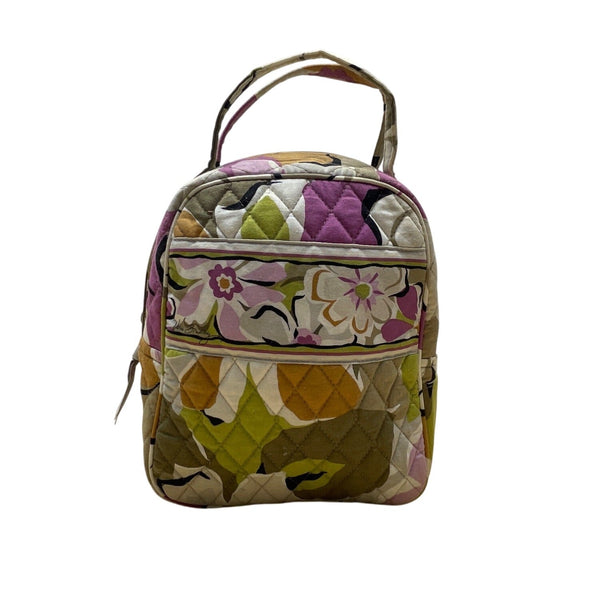 Vera Bradley Beige & Pink Quilted Floral Let's Do Lunch in Portobello Road Tote