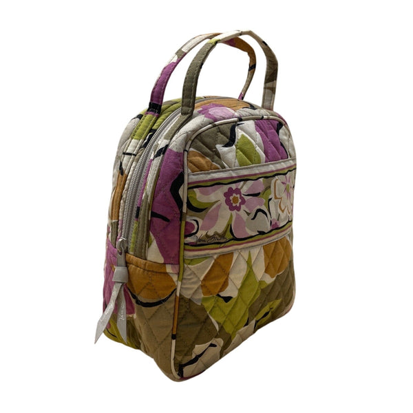 Vera Bradley Beige & Pink Quilted Floral Let's Do Lunch in Portobello Road Tote