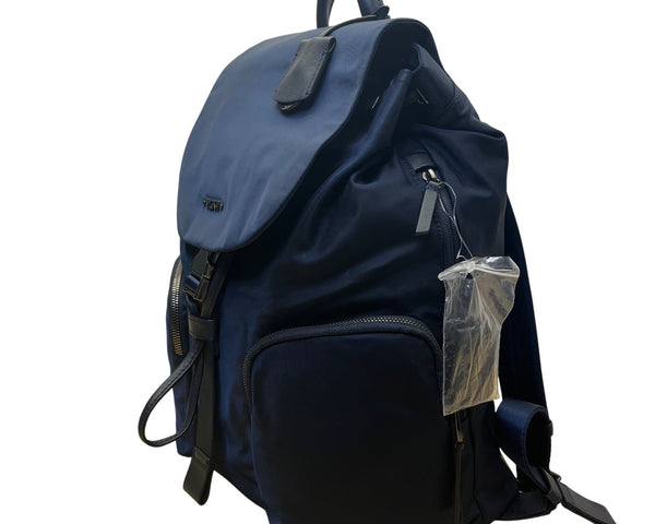 Tumi Women’s Navy Nylon With Multiple Pockets Versatile Stylish Design Backpack