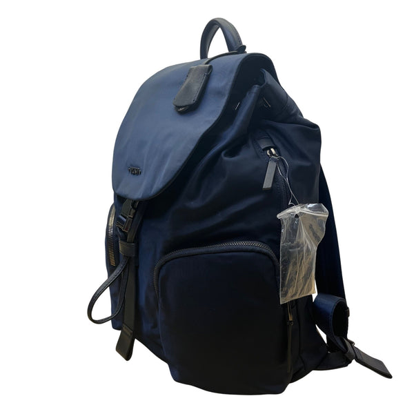 Tumi Women’s Navy Nylon With Multiple Pockets Versatile Stylish Design Backpack