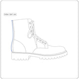Salvatore Ferragamo Black Leather Double Straps Antartic Combat Boots Sz 8.5-New