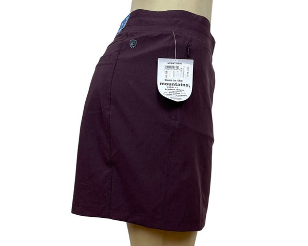 Kühl Womens Skort Plum Purple Outdoor Hiking Lightweight Stretchy Sz S - New