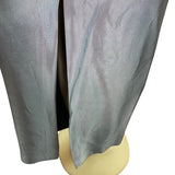 David’s Bridal Women’s Halter Neck Silver Sleeveless Maxi Dress Set Size 8