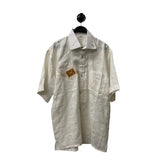 Seta Mens Ivory Short Sleeve Shirt Size 42
