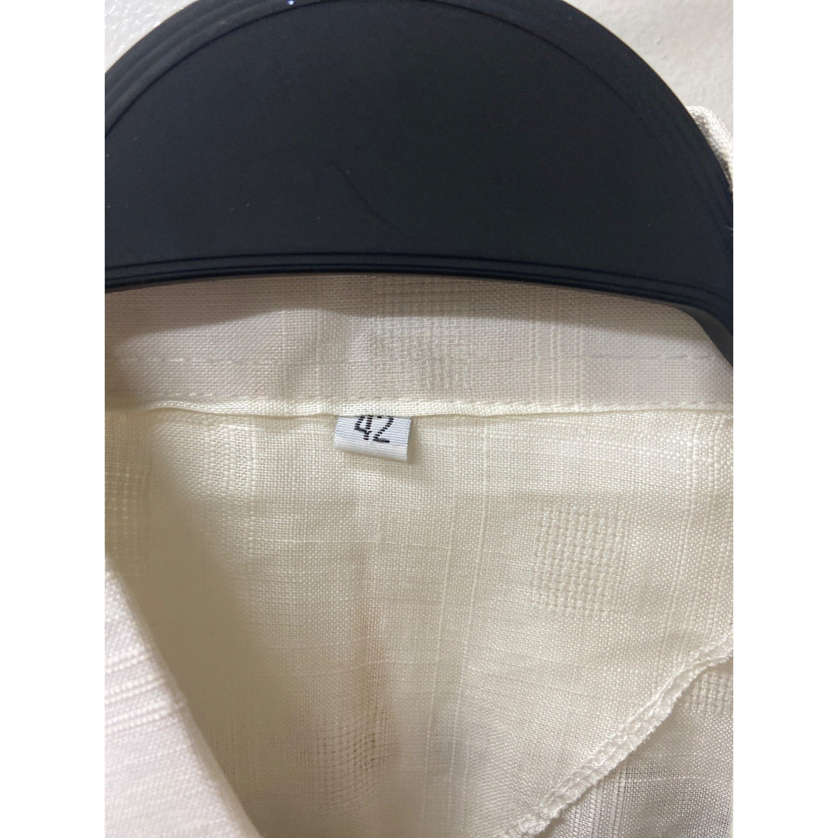 Seta Mens Ivory Short Sleeve Shirt Size 42