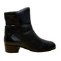 Walking Cradles Women’s Black Leather Lucie Heeled Ankle Boots Size 12W