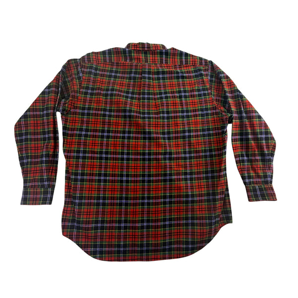 Ralph Lauren Mens Multicolor 100% Cotton Plaid Button-Down Shirt Size L