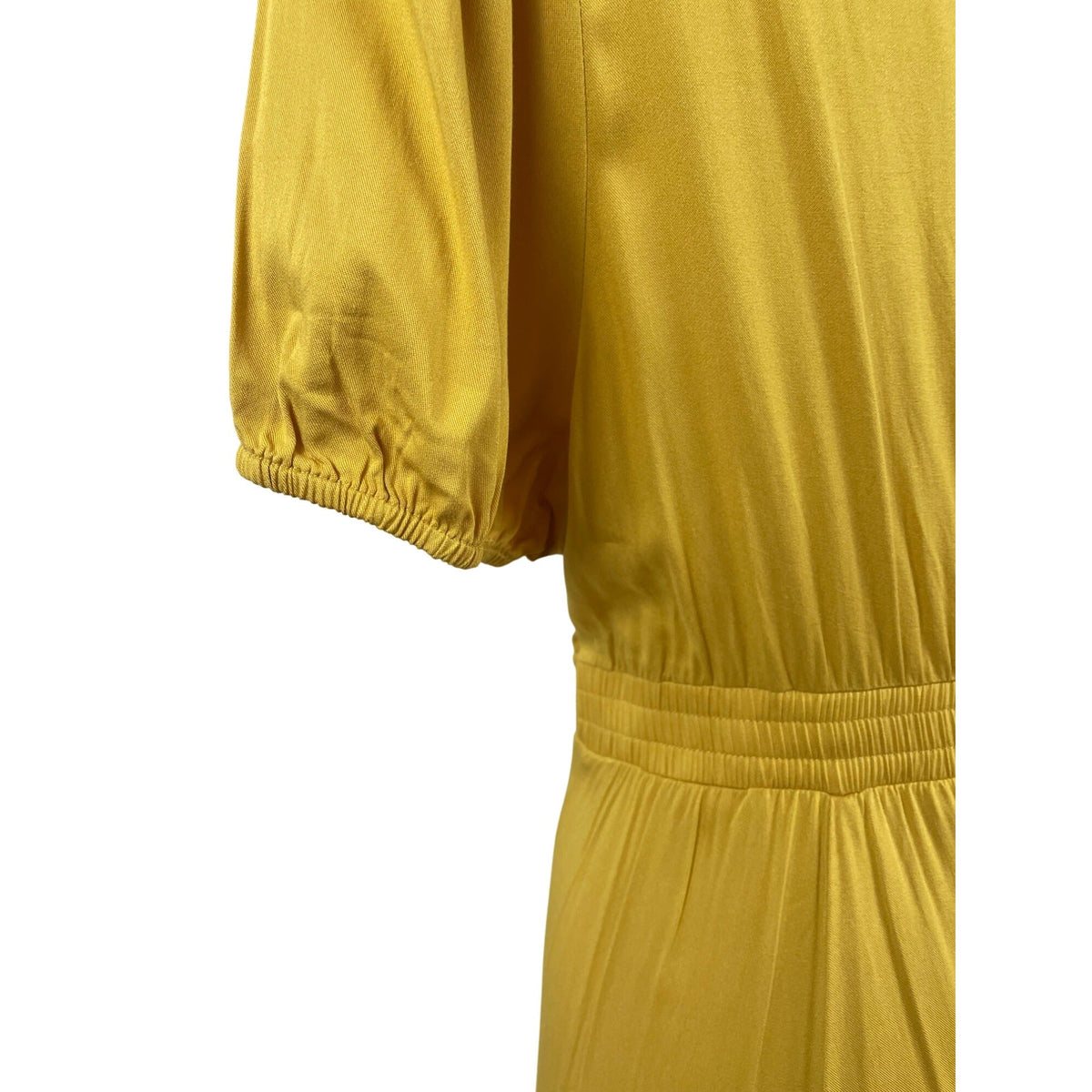 Torrid Women’s Yellow Off-Shoulder Midi Dress With Puff Sleeves Size 3X - New