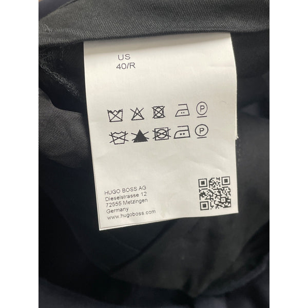 Hugo Boss Mens Navy Dress Pants Size 40R Modern Tailored Fit - New