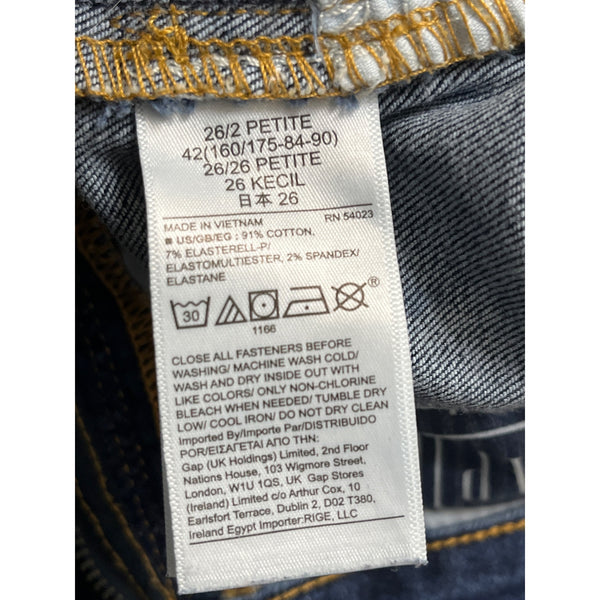 Gap Universal Jegging High Rise Denim Jeans Size 26/ 2P