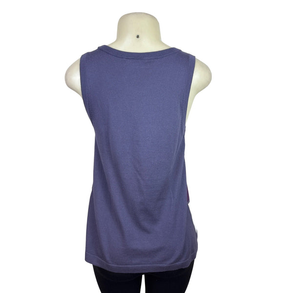 Loft Outlet Striped Sleeveless Tank Top Multicolor Sz XS