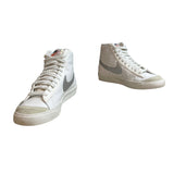 Nike Blazer '77 Essential Mid White Metallic Silver W Size 9.5