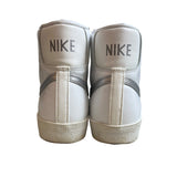 Nike Blazer '77 Essential Mid White Metallic Silver W Size 9.5