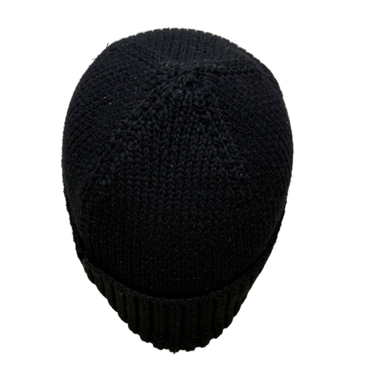 Adidas Unisex Black Ribbed Knit Beanie Recycled Polyester OSFW