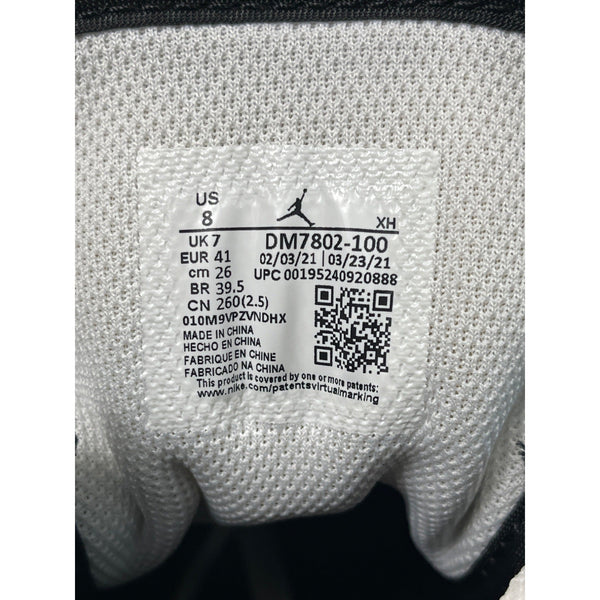 Nike Air Jordan 1 Mid Top Black and White Sz 8