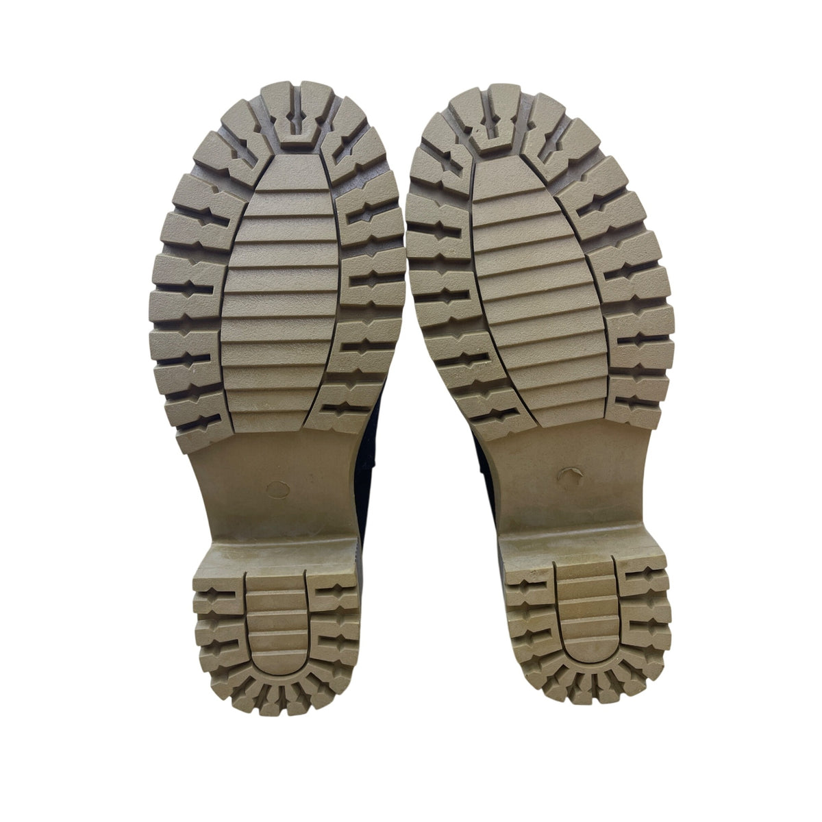 Womens Black Faux Suede Ankle Boots Warm Sherpa Lining & Lug Sole Size 40 Durable Winter