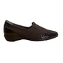 Clarks Womens Brown Crocodile Embossed Patent Accents Slip-On Shoes Size 9M