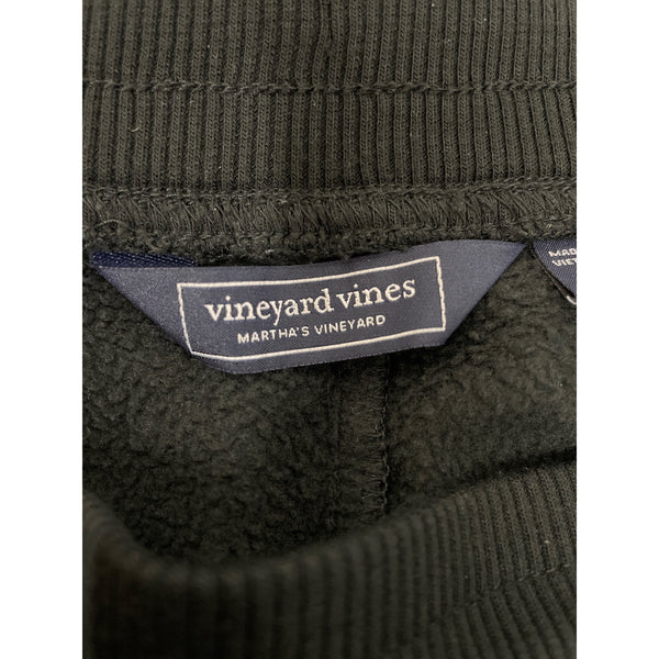 Vineyard Vines Mens Black Fleece-Lined Jogger Sweatpants Extra Large XL Casual Warm
