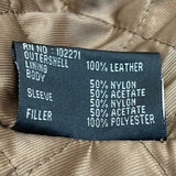 R&O Brand Women's Brown Faux Croc Leather Jacket With Faux Fur Collar