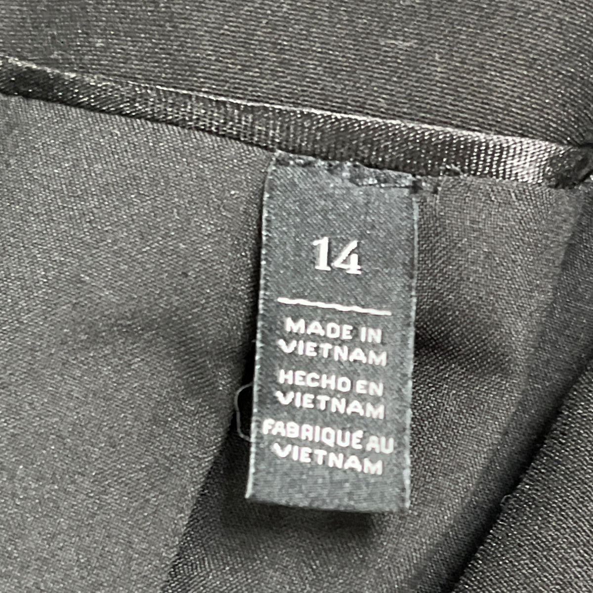 White House Black Market Women’s Black Blazer Button Front Jacket Size 14