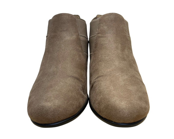 A2 By Aerosoles Women’s Brown Suede With Zipper Closure  Wedge Booties Size 7.5M