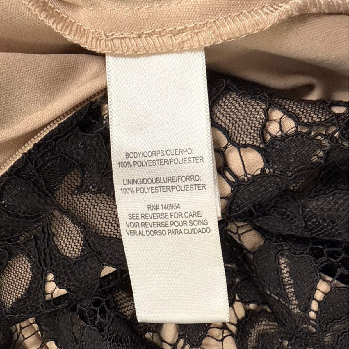 Julia Jordan Black & Nude Women’s Floral Lace Jumpsuit Halter Neck Sz 12