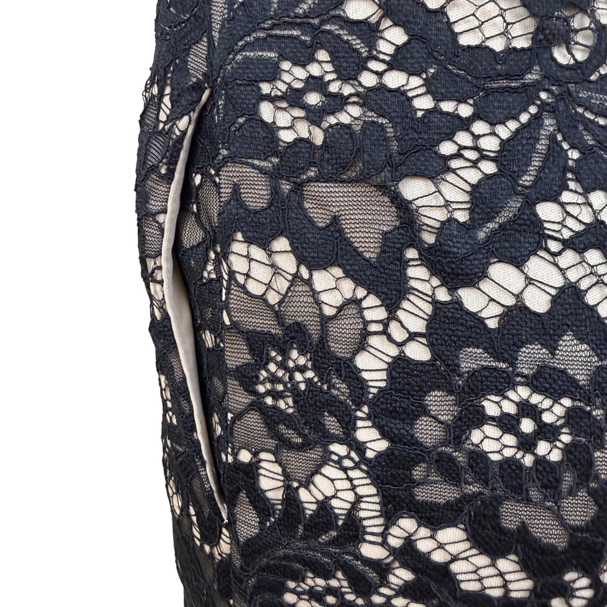 Julia Jordan Black & Nude Women’s Floral Lace Jumpsuit Halter Neck Sz 12