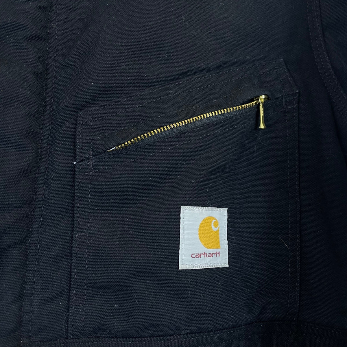 Carhartt Men’s Black Canvas Cover All Workwear Size 40
