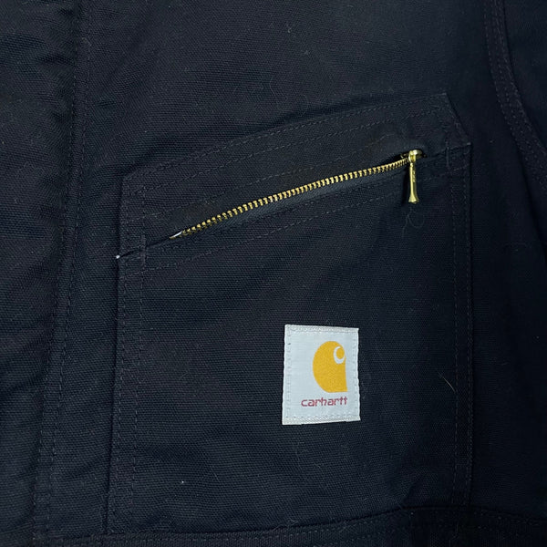 Carhartt Men’s Black Canvas Cover All Workwear Size 40