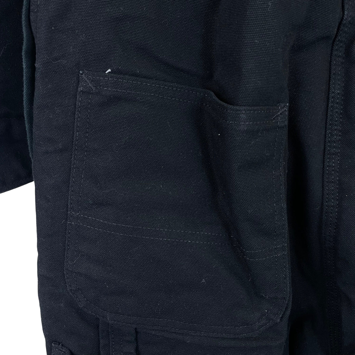 Carhartt Men’s Black Canvas Cover All Workwear Size 40