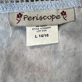 Periscope Youth Girls Floral & Script Print Long Sleeve Top L 14/16
