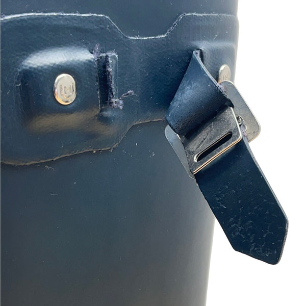 Hunter Women’s Navy Blue Tall Adjustable Strap Rubber Waterproof Rain Boots