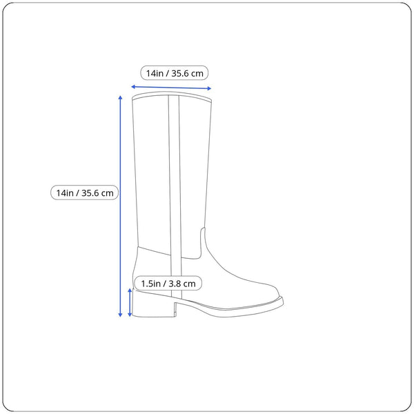 Hunter Women’s Navy Blue Tall Adjustable Strap Rubber Waterproof Rain Boots
