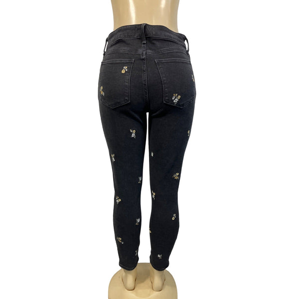 Abercrombie & Fitch Women's Black Skin Jeans Sz 29|8R